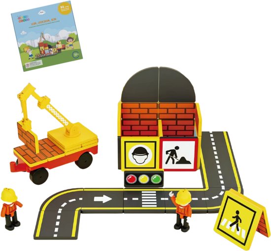 GLADI MAGNETIC BOUWPLAATS 53 DELIG - 6 10 20 30 40 50 60 70 80 90 100 110 120 130 135 - 0010538596