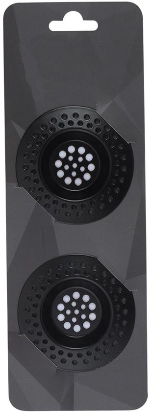 GOOTSTEENZEEFJE ZWART 2 STUKS - 6 10 20 30 40 50 60 70 80 90 100 110 120 130 139 - 508274
