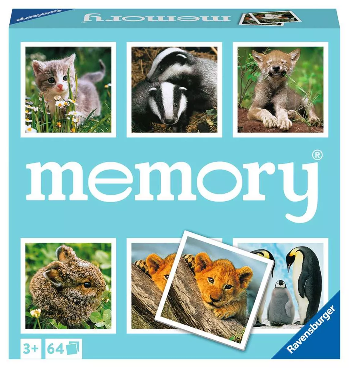 RAVENSBURGER DIEREN MEMORY - 6 10 20 30 40 50 60 70 80 90 100 110 120 130 140 150 160 170 180 181 - 0010539543