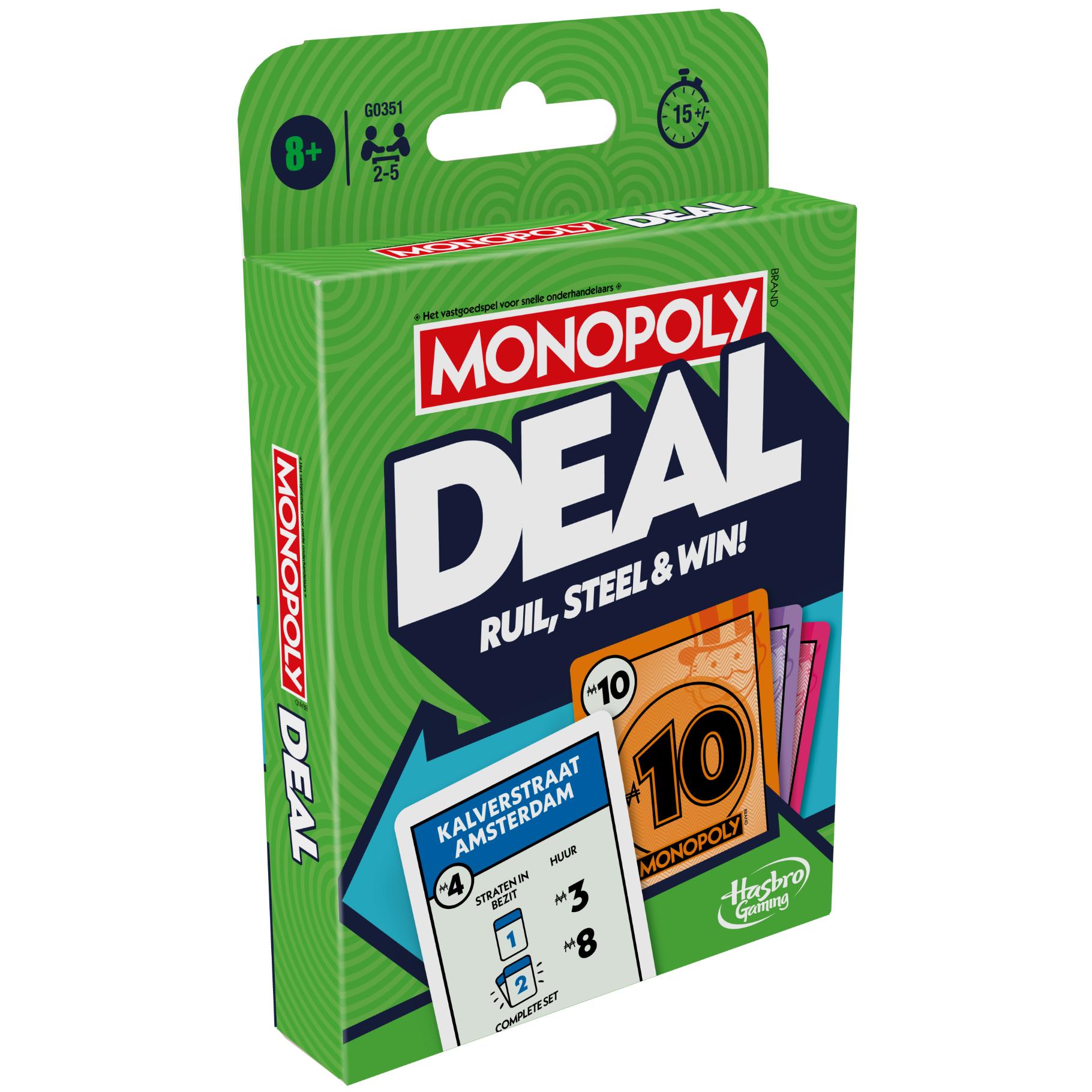 SPEL MONOPOLY KAARTSPEL DEAL - 610 3511 - 048634