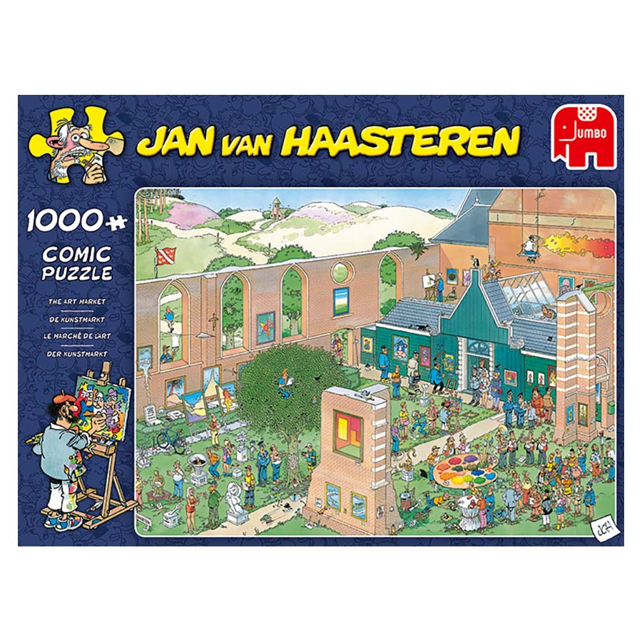 PUZZEL JVH KUNST MARKT 1000 ST - 613 0022 - 513466
