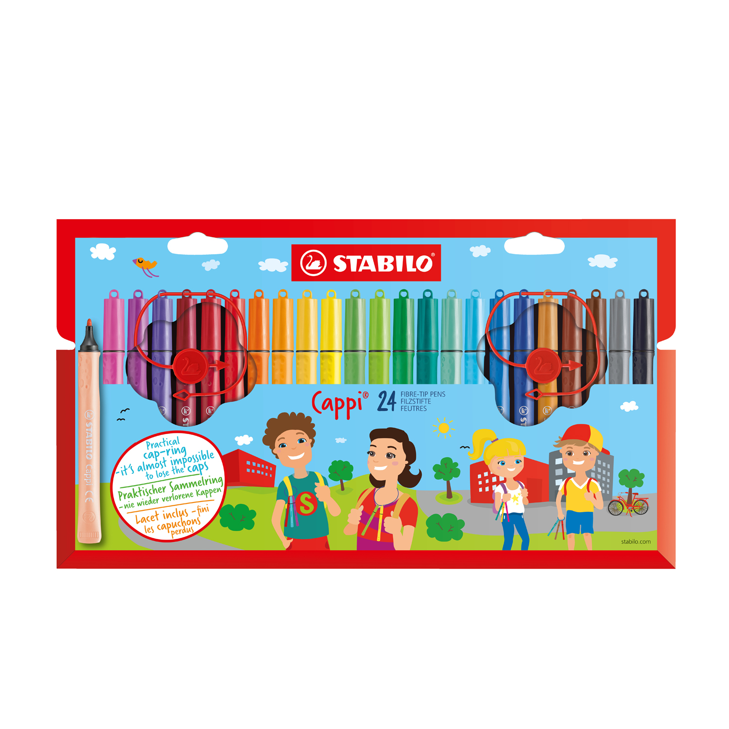 STABILO CAPPI VILTSTIFT 24ST - 650 1241 - 291815