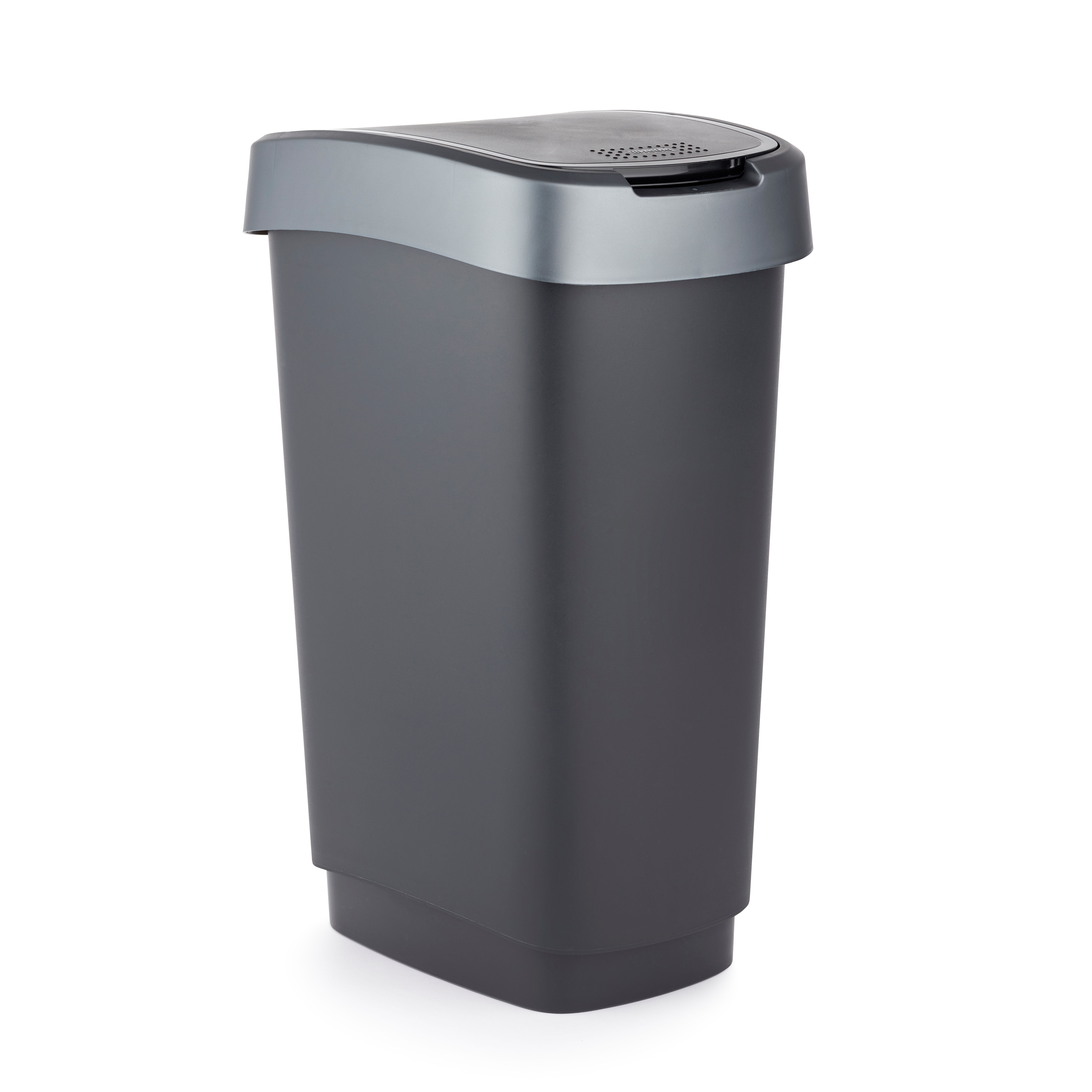 ROTHO AFVALBAK 25 LTR ZWART TWIST - 7610859135391 - 326448