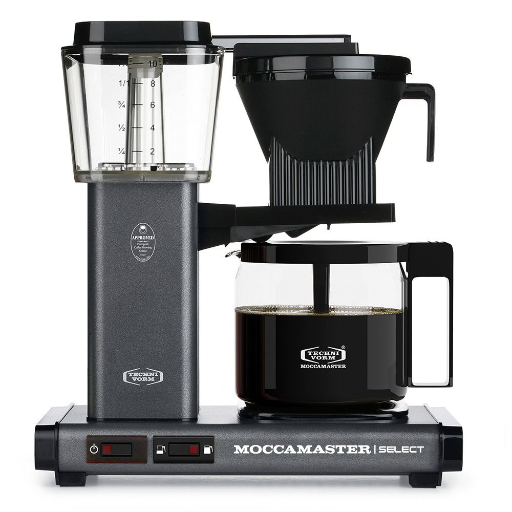 DE MOCCAMASTER FILTERKOFFIE ANTRACIET - 8 10 20 30 40 50 53 - 526326