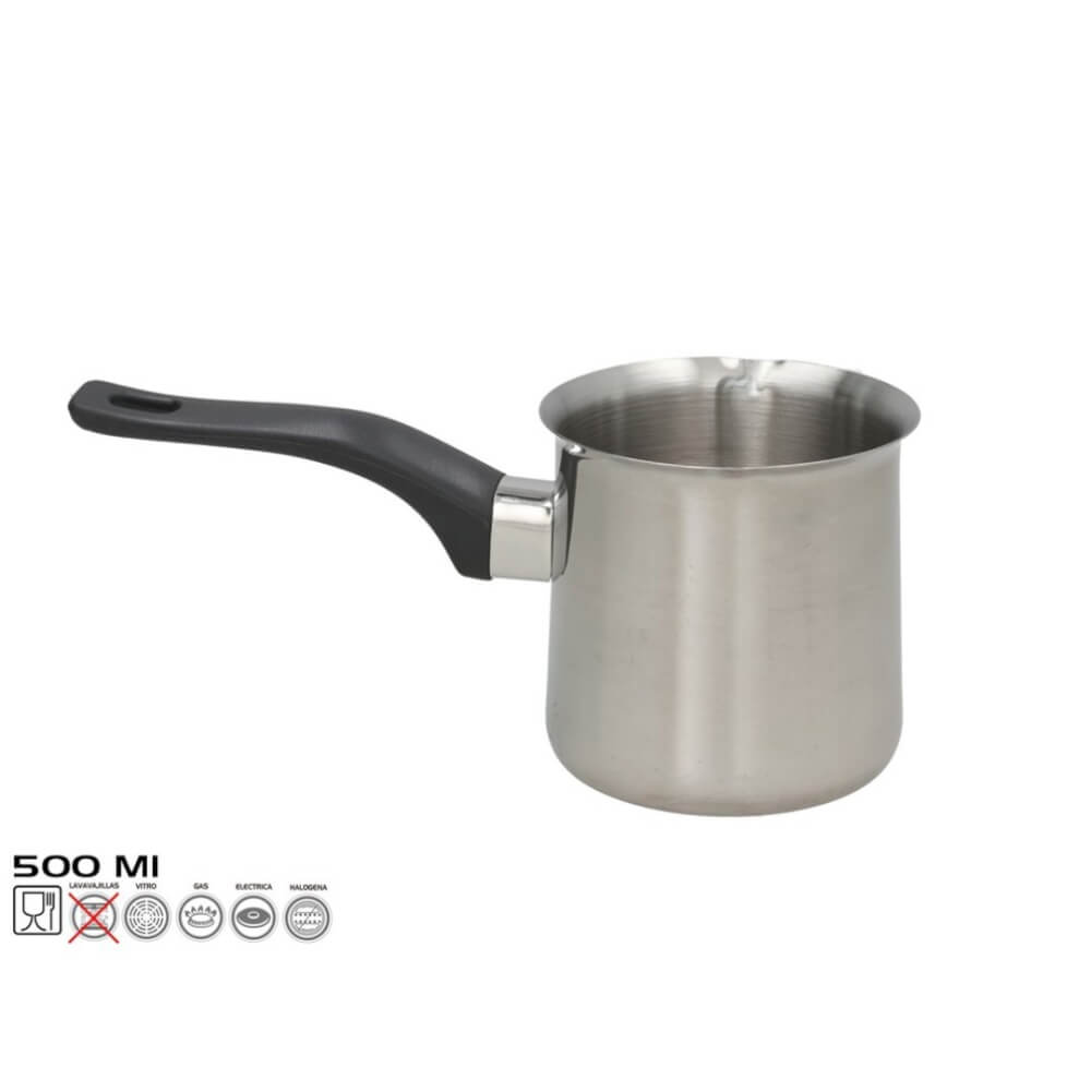 MELKKOKER RVS + STEEL 500 ML - 8 10 20 30 40 50 56 - 522097