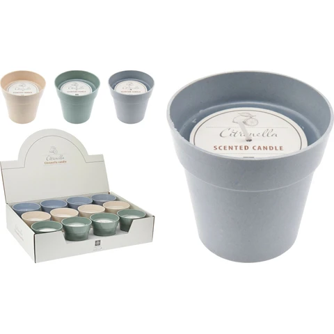 CITRONELLA KAARS IN BIOPOT 8CM - 8 10 20 30 40 50 60 70 80 90 100 110 120 130 140 149 - 0010539489