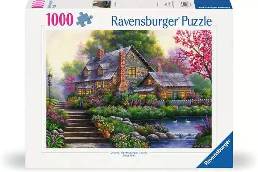 RAV PUZZEL ROMANTISCHE COTTAGE 1000 ST. - 8 10 20 30 40 50 60 70 80 90 93 - 0010539369