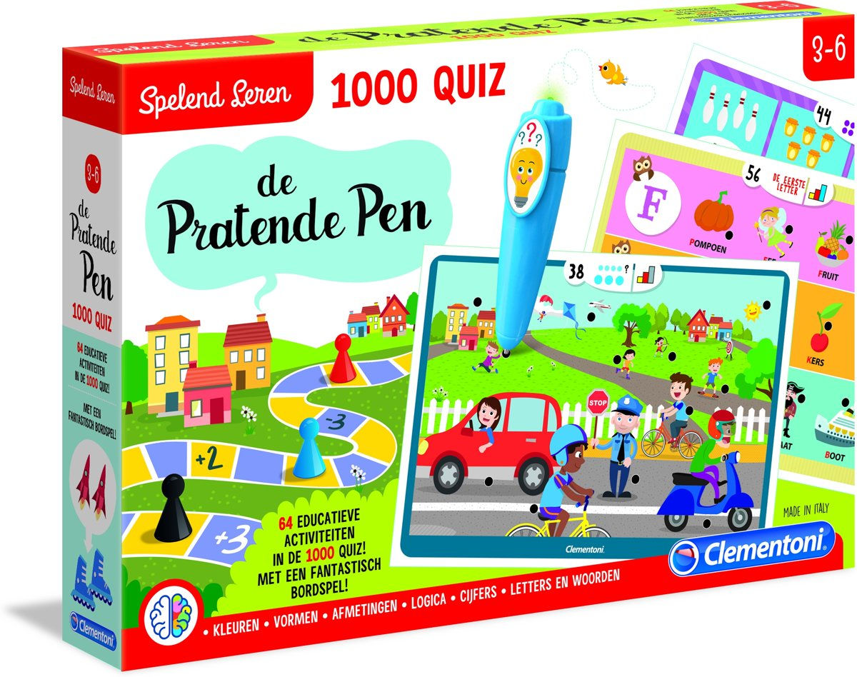CLEMENTONI INTERACTIEVE PEN 1000 QUIZ - 8005125668939 - 510904
