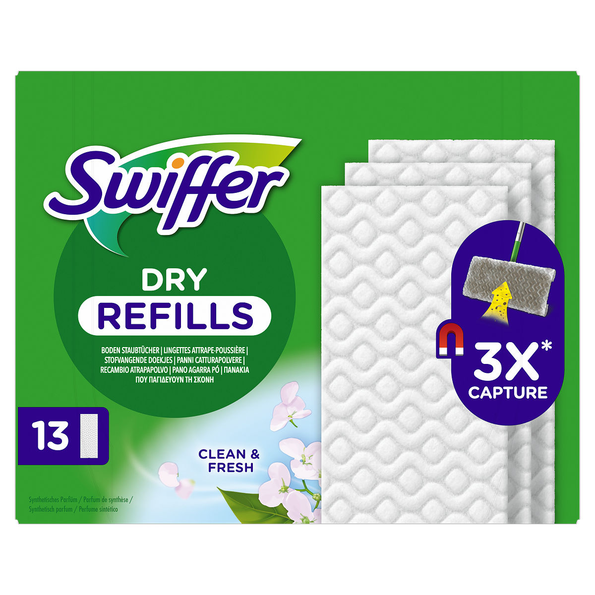 SWIFFER DRY  NAVULLINGEN 13 STUKS - 8700216677516 - 0010538179