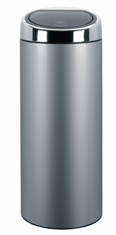 BRABANTIA TOUCHBIN 30L METALIC GRIJS - 8710755287404 - 029287
