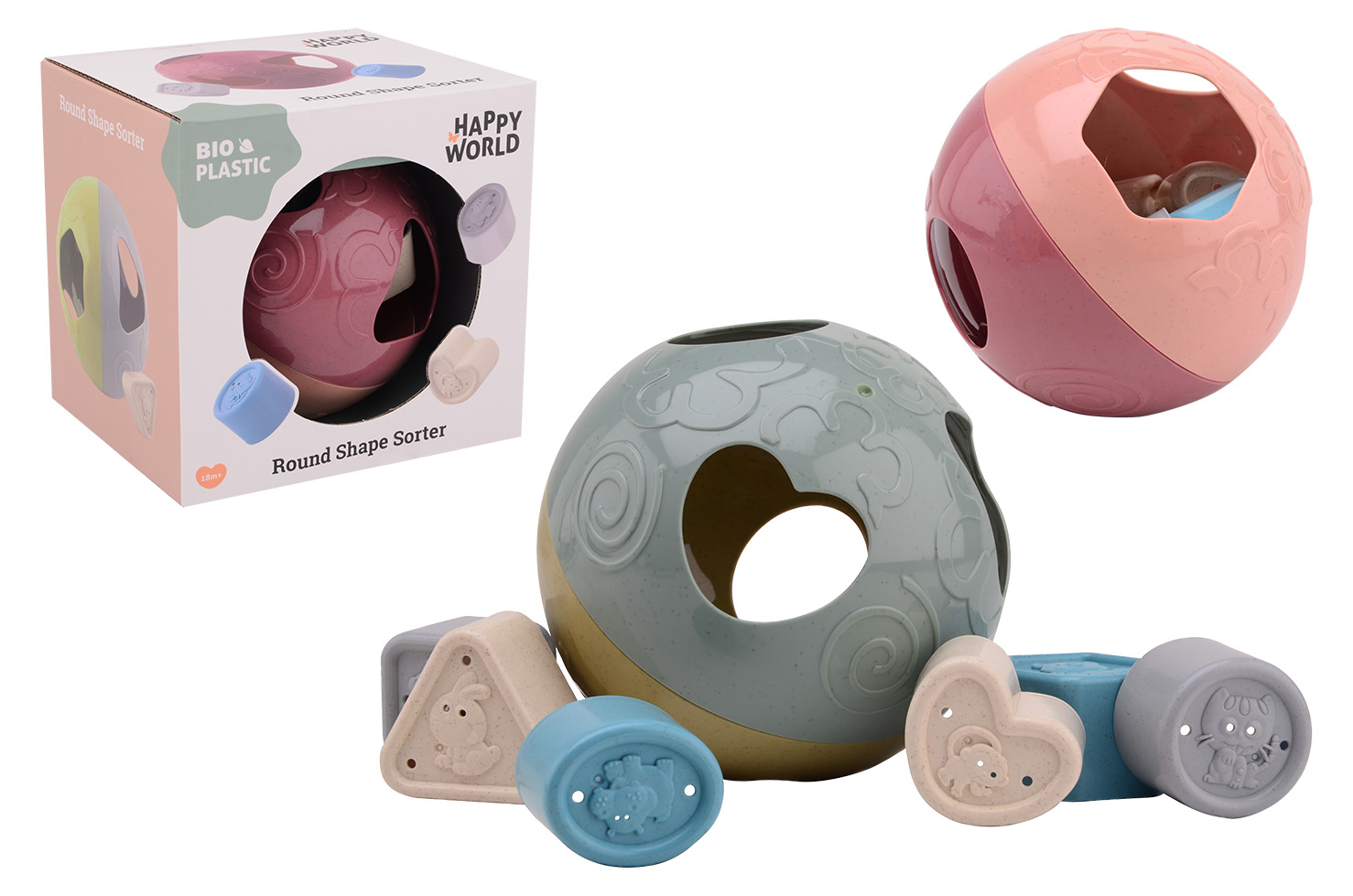 HAPPY WORLD RONDE VORMENSTOOF - 8711866222841 - 533455