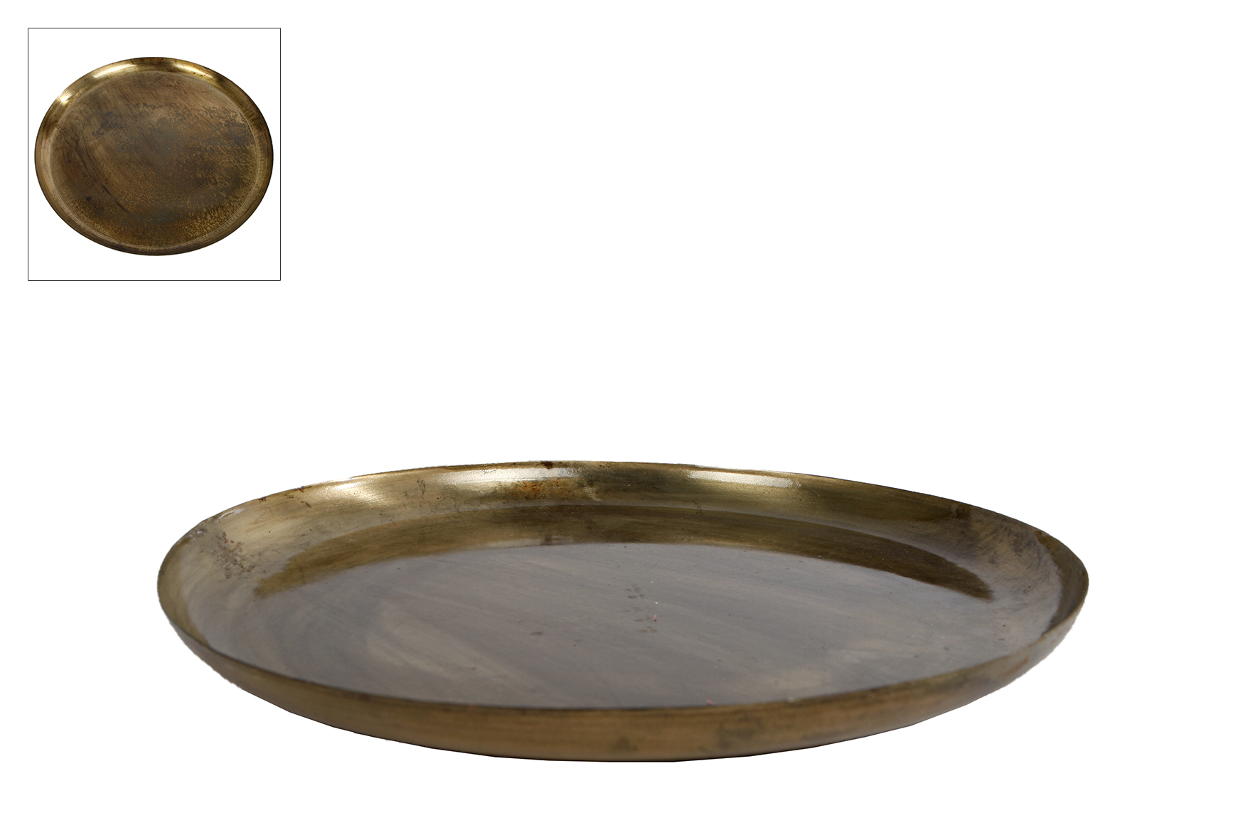 ONDERBORD LUCA  S 28 CM 2 ASS GOUD GROEN - 8713219433942 - 514936