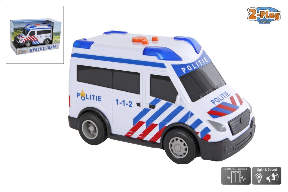 2PLAY POLITIE LICHT & GELUID 14 CM - 8713219493335 - 534091