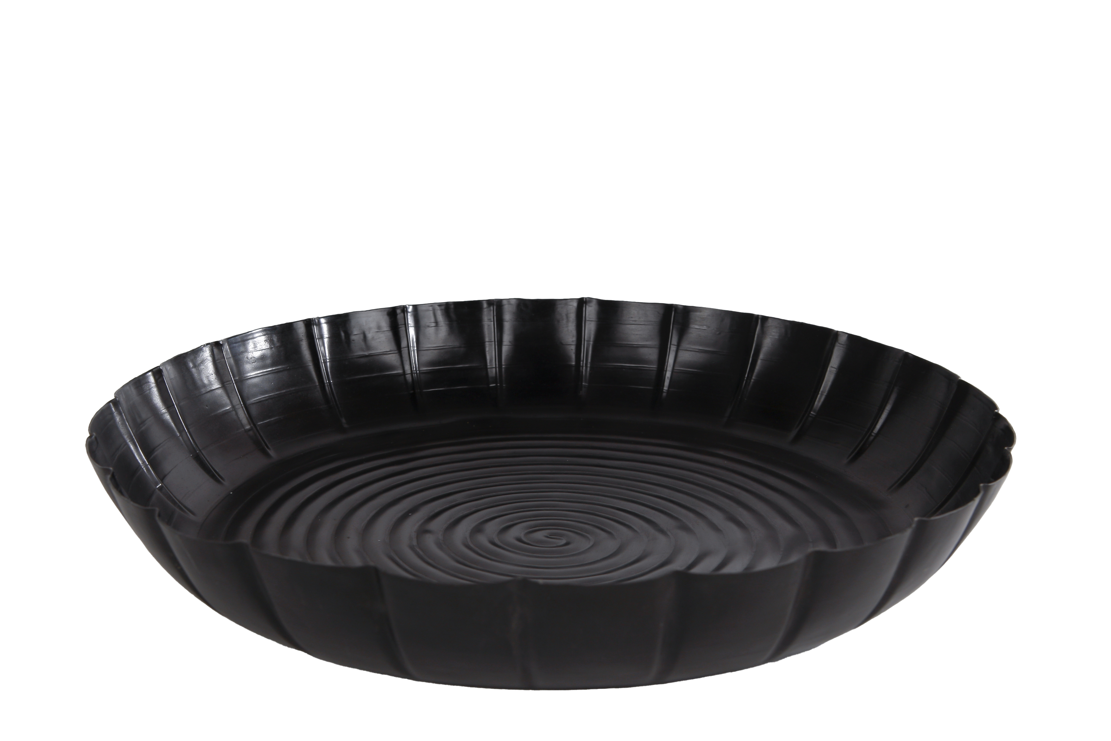 ONDERBORD 34 CM OUD ZWART METAAL - 8713219507728 - 535033