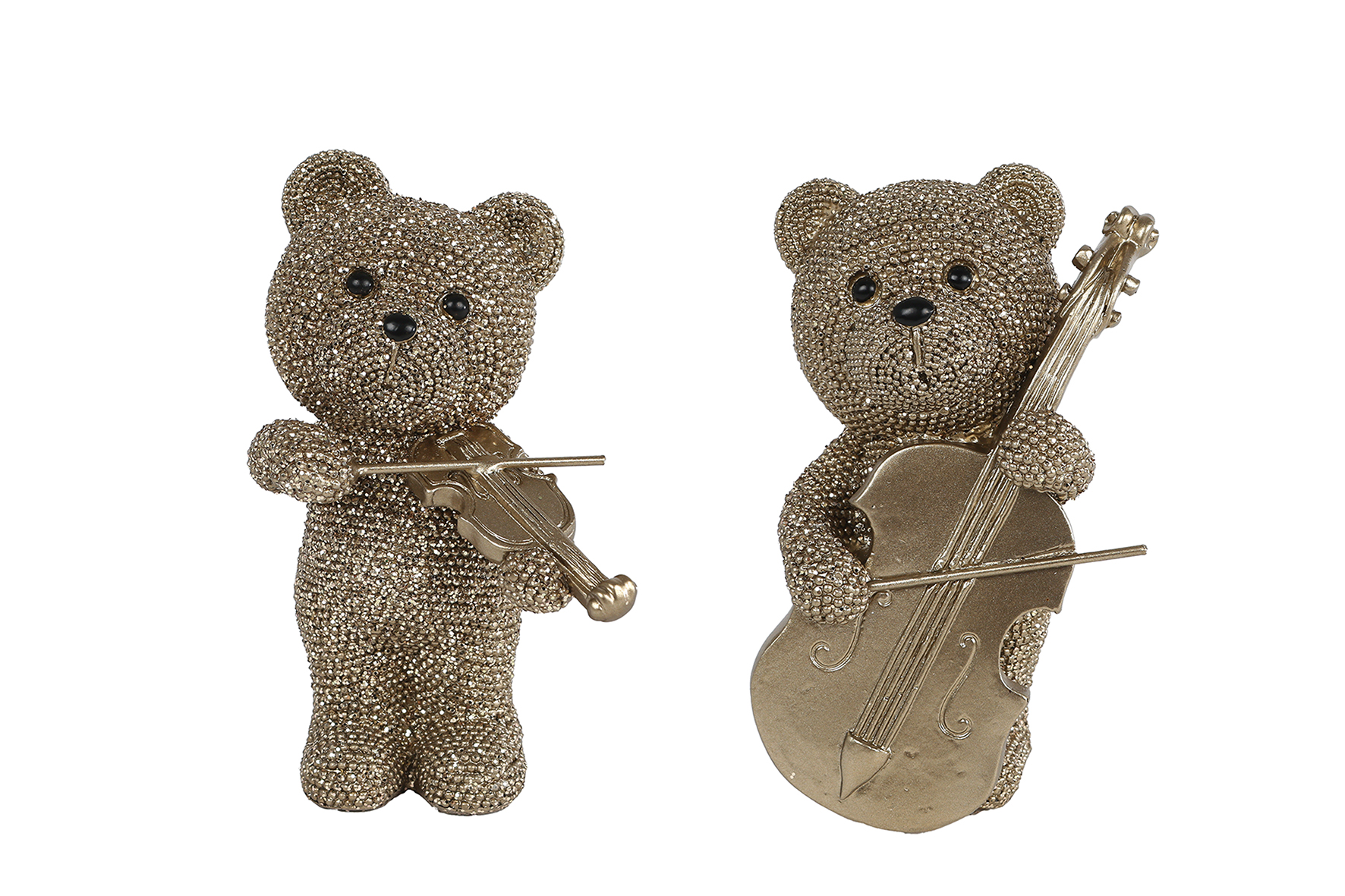 SCULPTUUR BEAR MUSIC GLINSTER - 8713219585429 - 0010554700