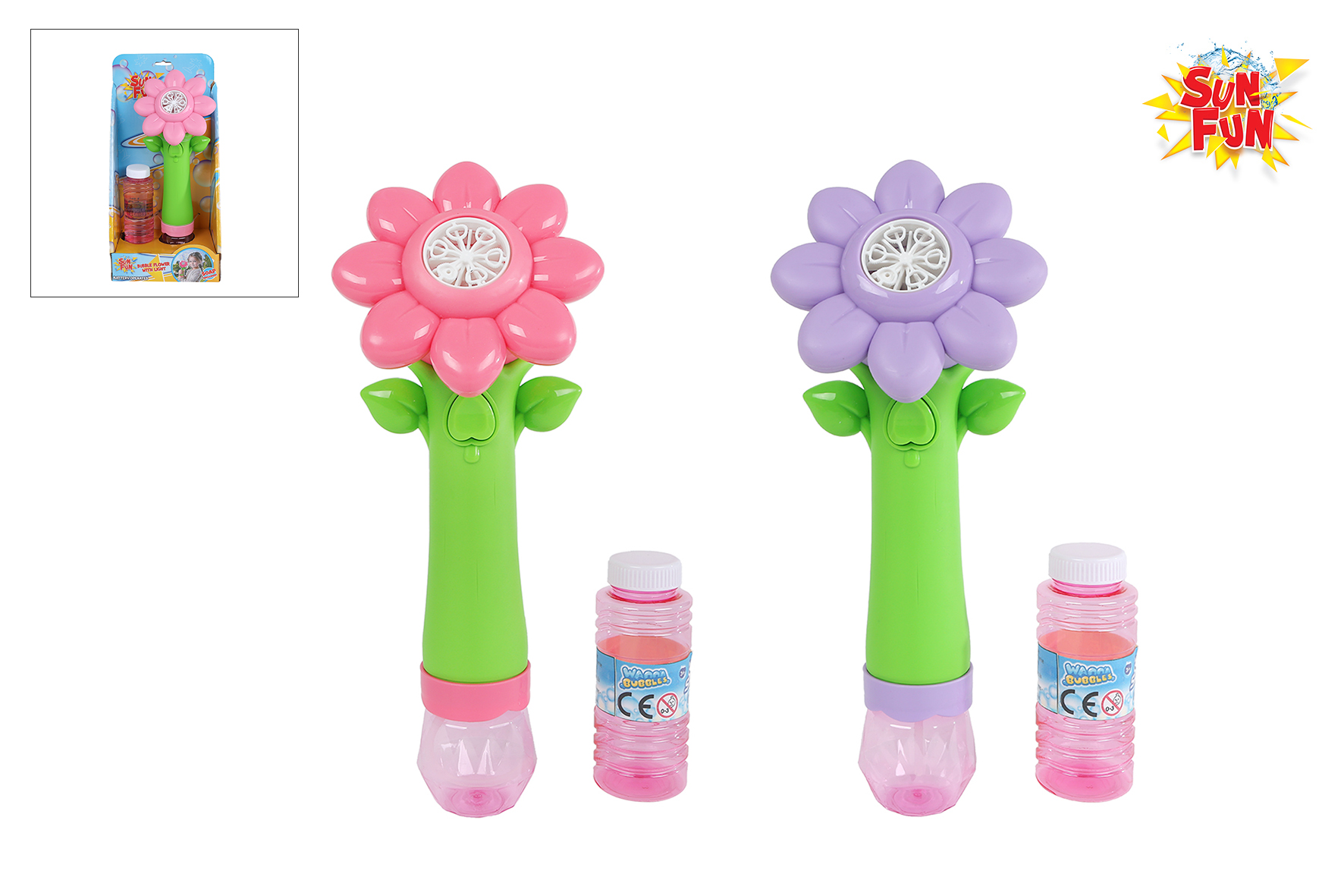 SUN FUN BELLENBLAAS BLOEM MET LICHT - 8713219594117 - 521431