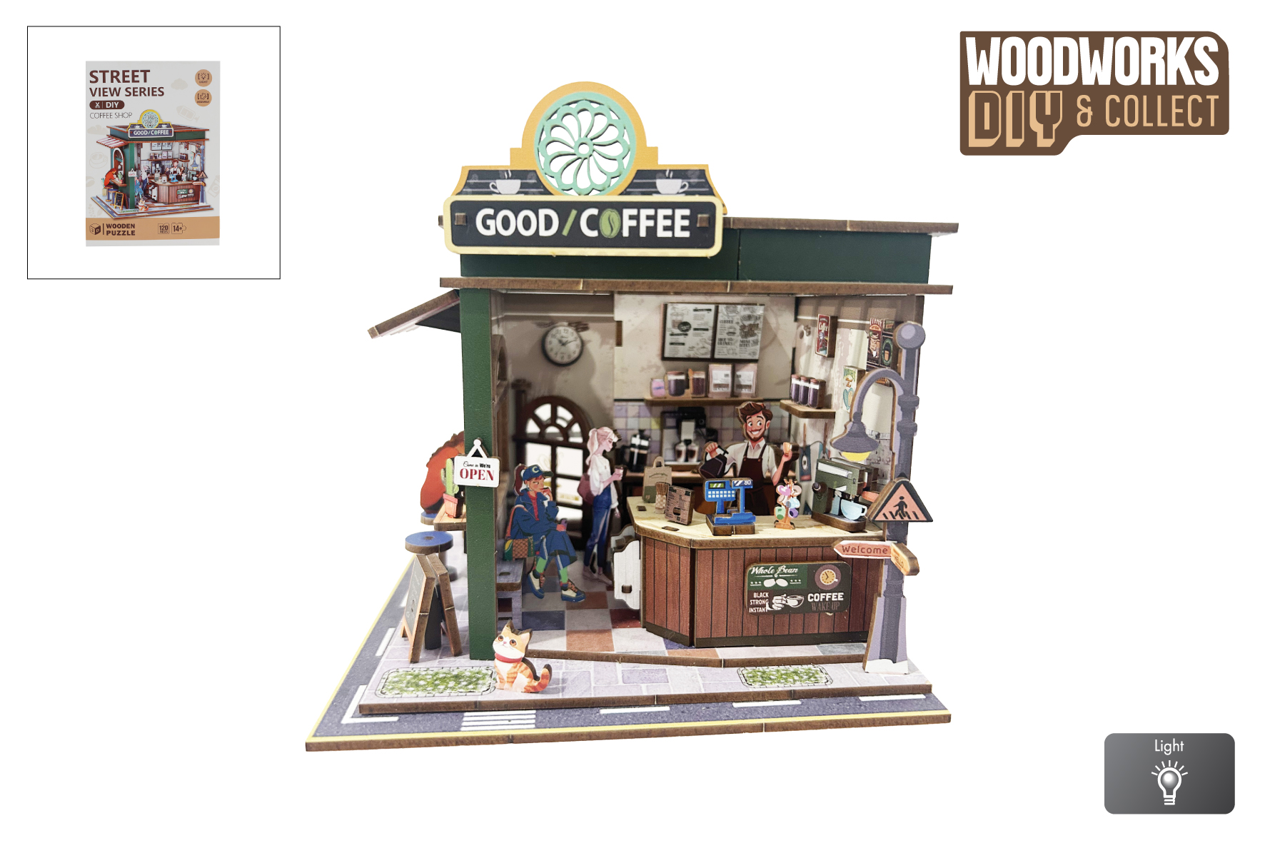 WOODWORKS DIY COFFEE SHOP - 8713219599471 - 0010555674
