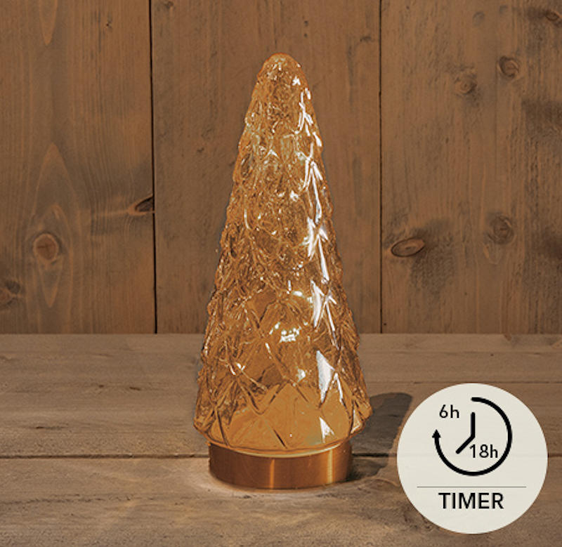 LED LAMP BOOM HELDER GLAS AMBER - 8713619405945 - 536001