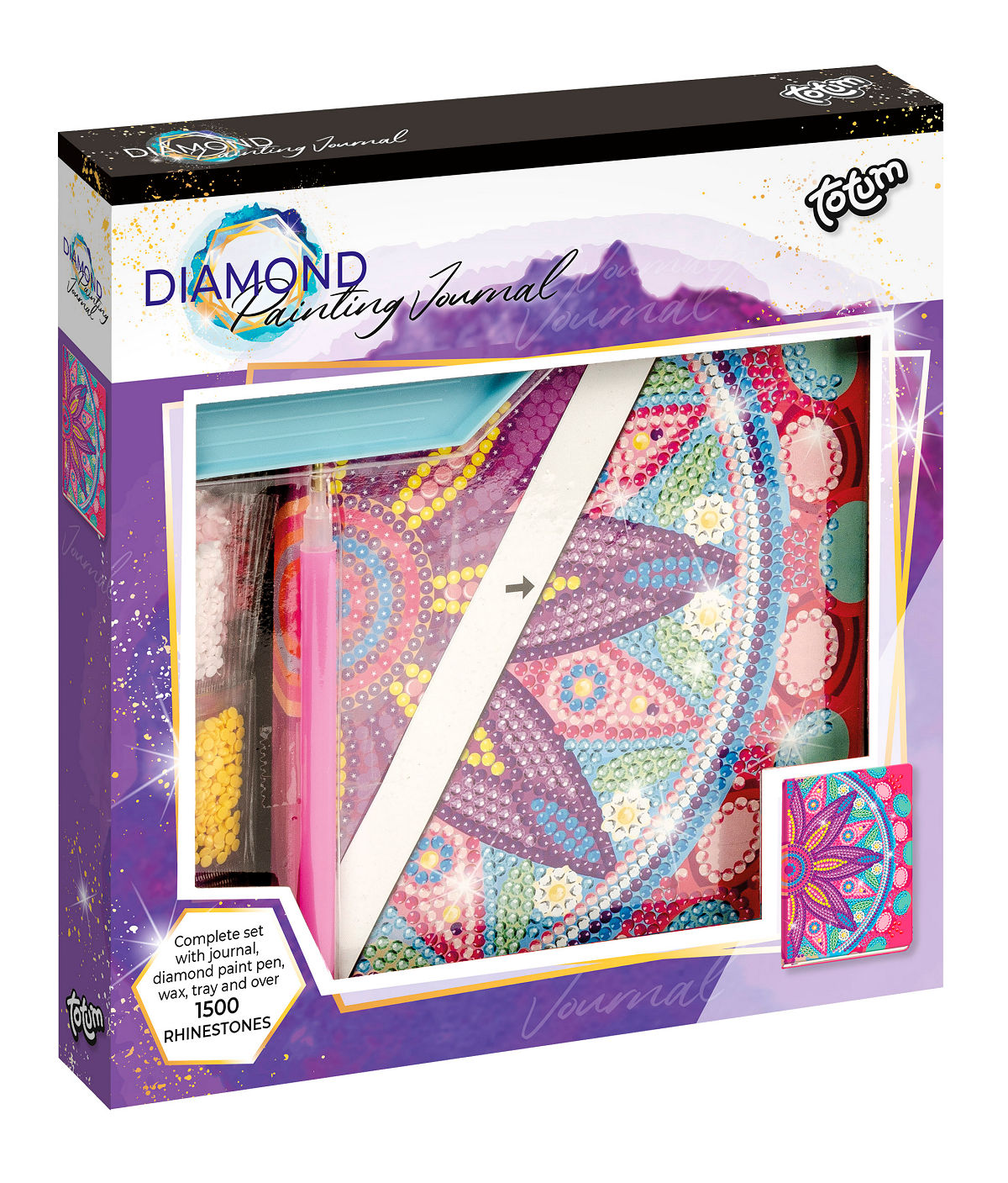 DAGBOEK DIAMOND PAINT FLOWER  TOTUM - 8714274079700 - 528716