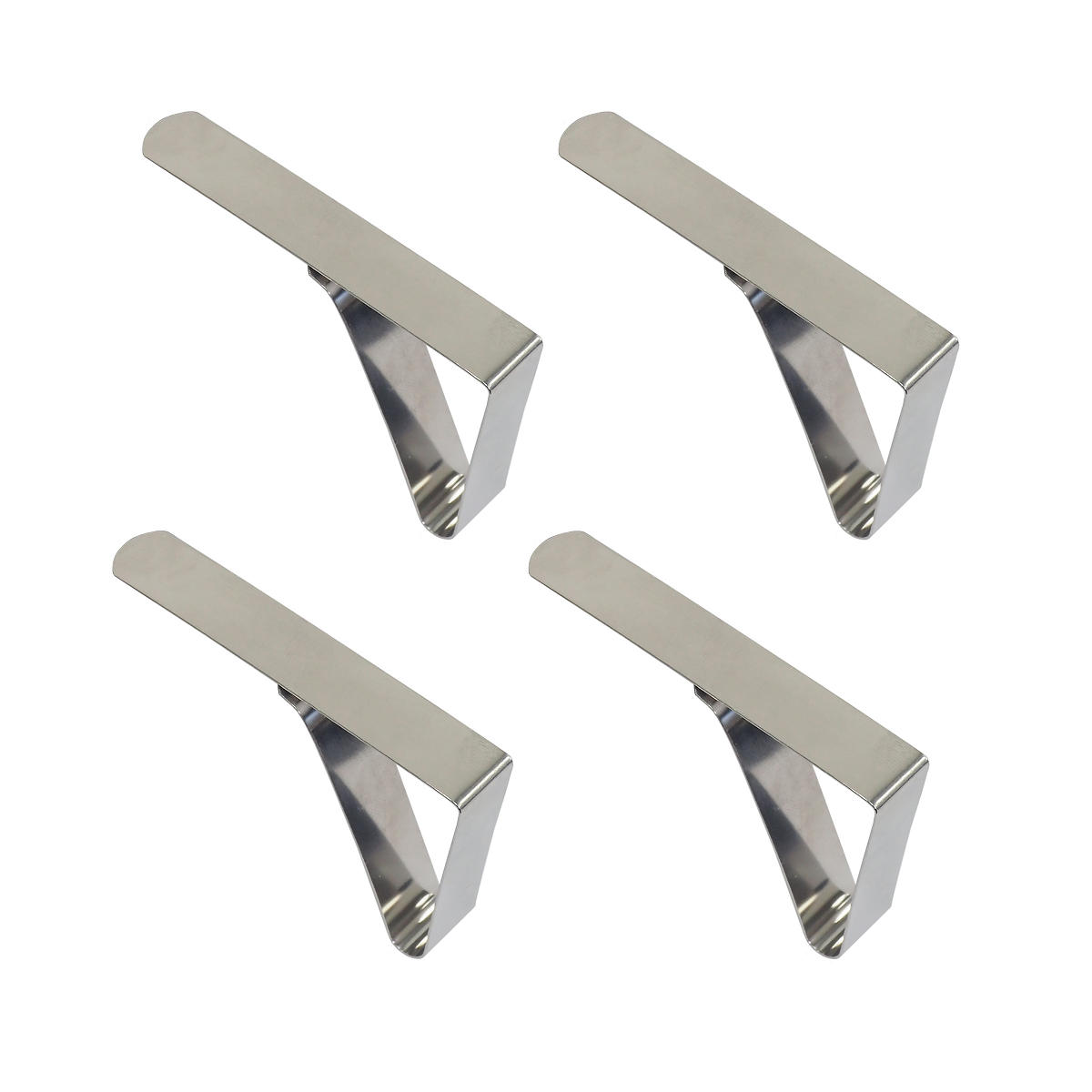 TAFELKLEED KLEMMEN RVS 4 stuks - 8714333000577 - 514119