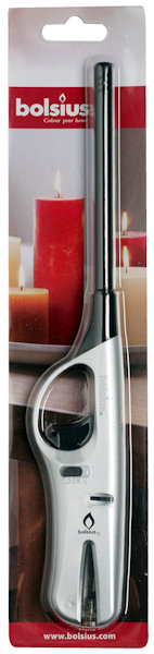 BOLSIUS NAVULBARE GASAANSTEKER ZILVER - 8717847107916 - 530301