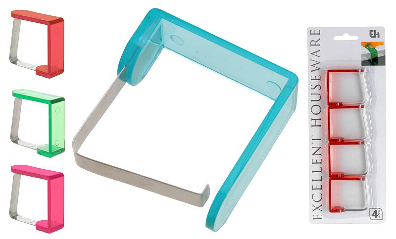 TAFELKLEEDKLEM KUNSTSTOF SET A 4 STUKS - 8718158233646 - 493672