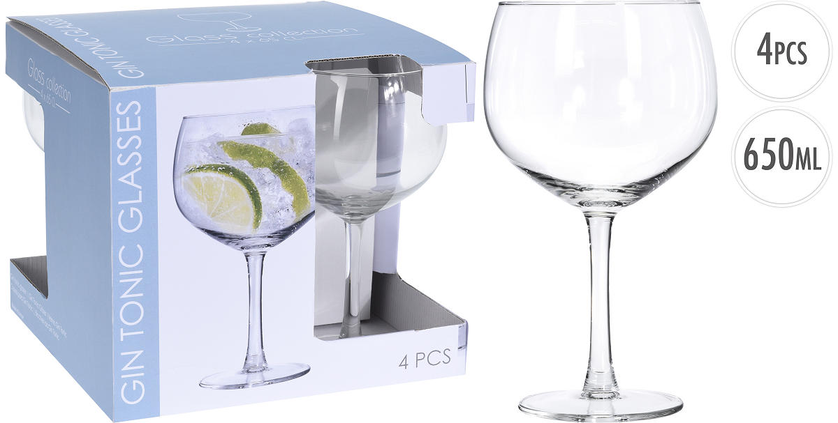 GIN TONIC GLAZEN 650 ML 4 STUKS - 8719202459593 - 514131