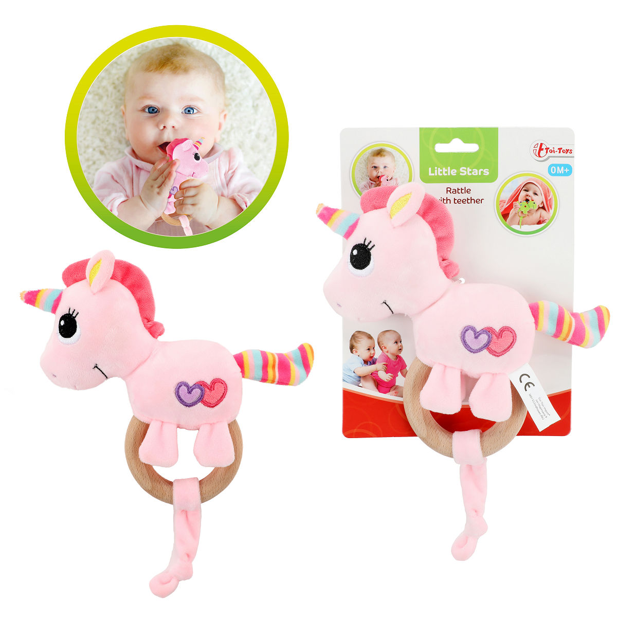 BABY BIJTRING RAMMELAAR EENHOORN - 8719905721300 - 529989