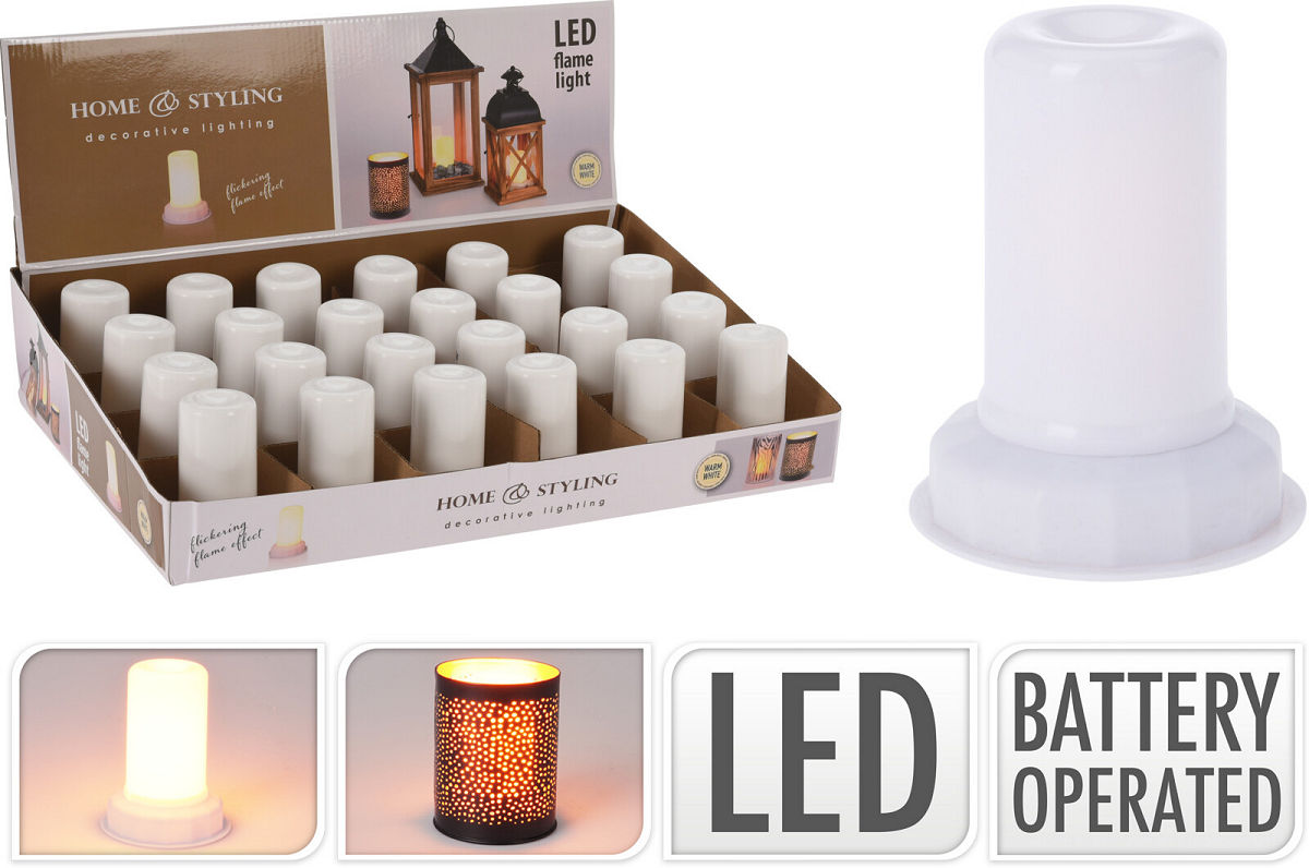 LED LAMP MET VLAMEFFECT - 8719987740435 - 536000