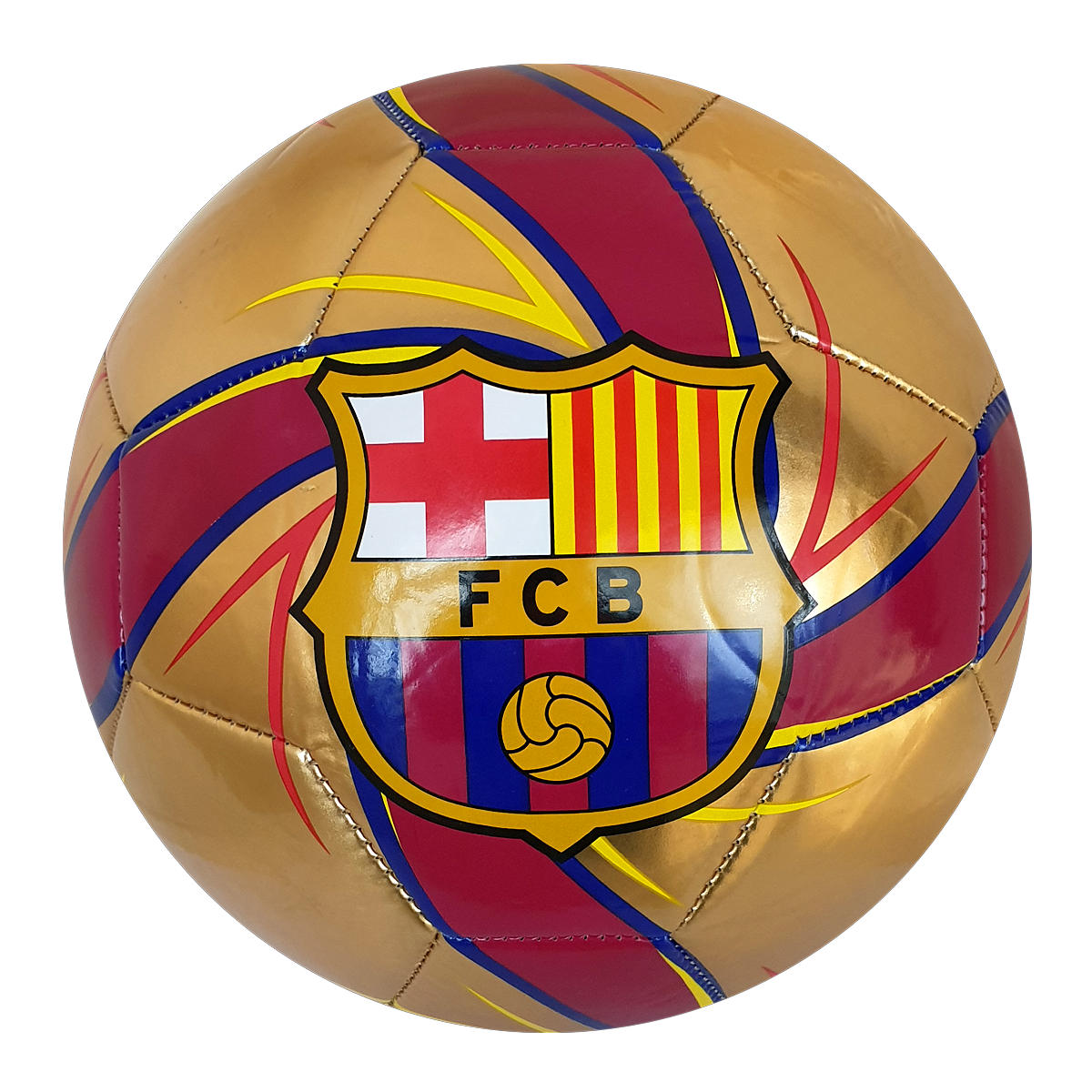 VOETBAL FC BARCELONA STAR GOLD MT 5 - 8720153373531 - 515678