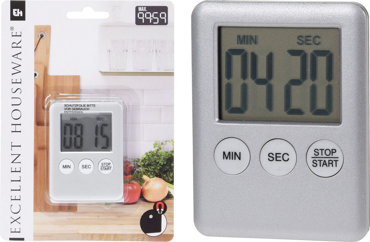 EH EIERWEKKER DIGITAAL ZILVER - 8720573162999 - 0010538715