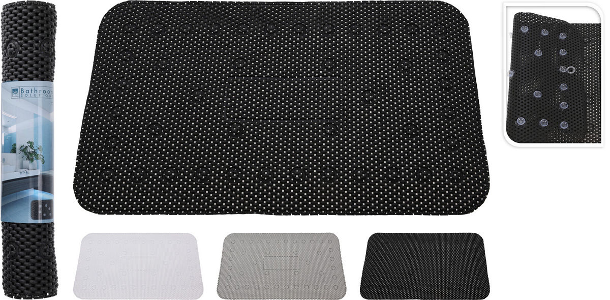 BADMAT SOFT ANTI SLIP 70 X 40 CM 3 ASS - 8720573447034 - 514076