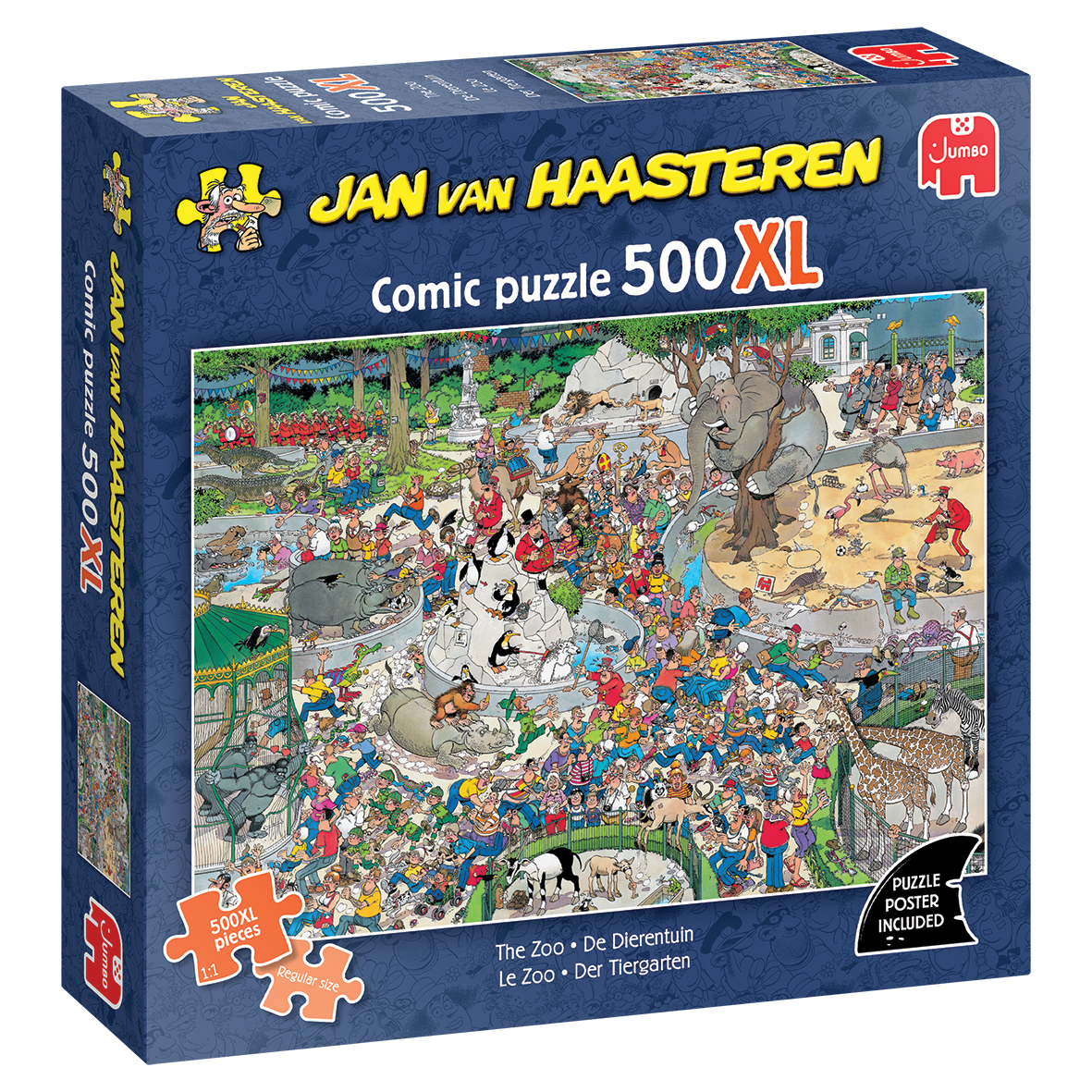 PUZEL DE DIERENTUIN 500XL JAN  HAASTEREN - 8721017609360 - 0010539367