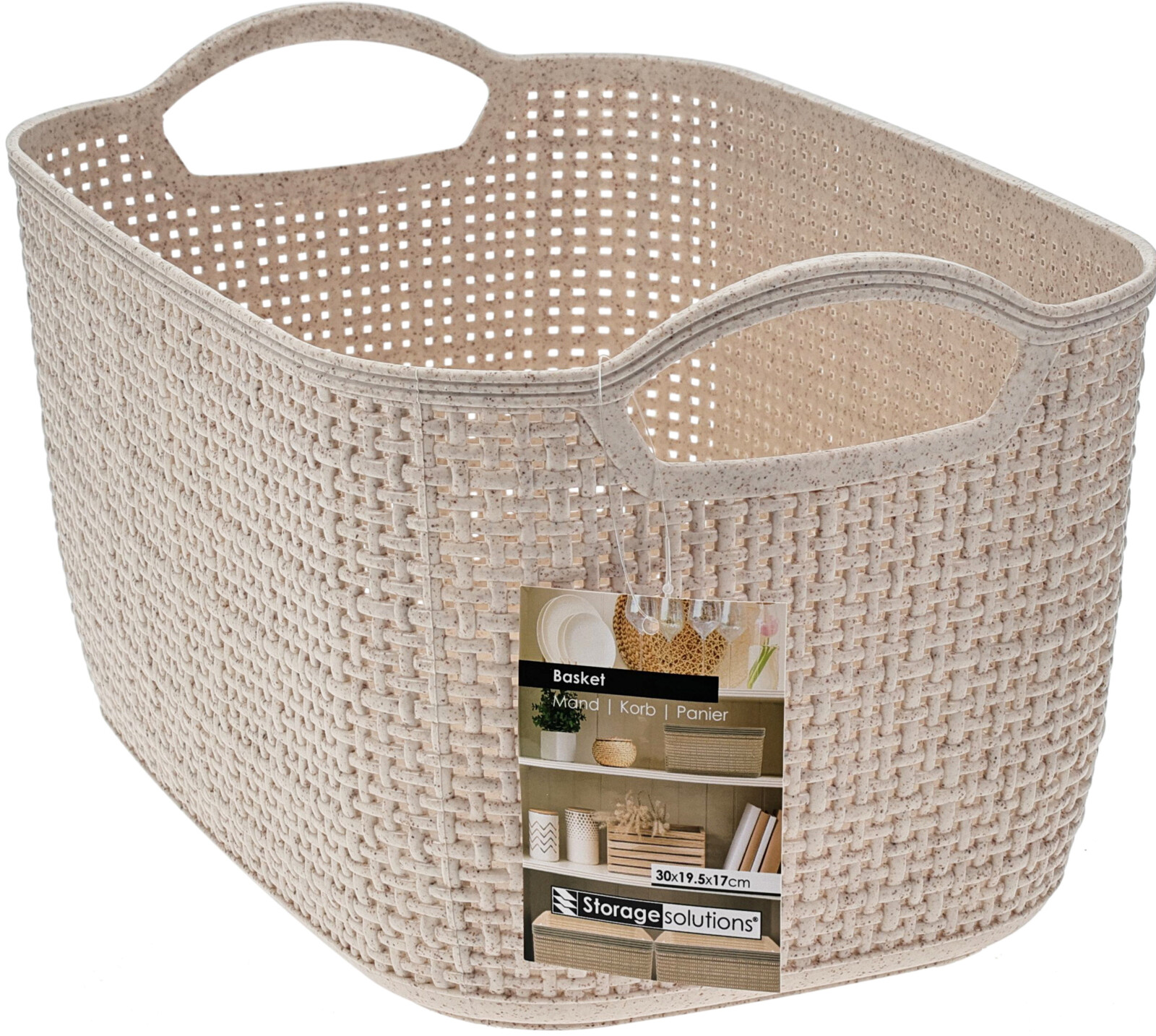 CURVER OPBERGMAND RATTAN SAND 30X20 CM - 8721037325783 - 0010538752