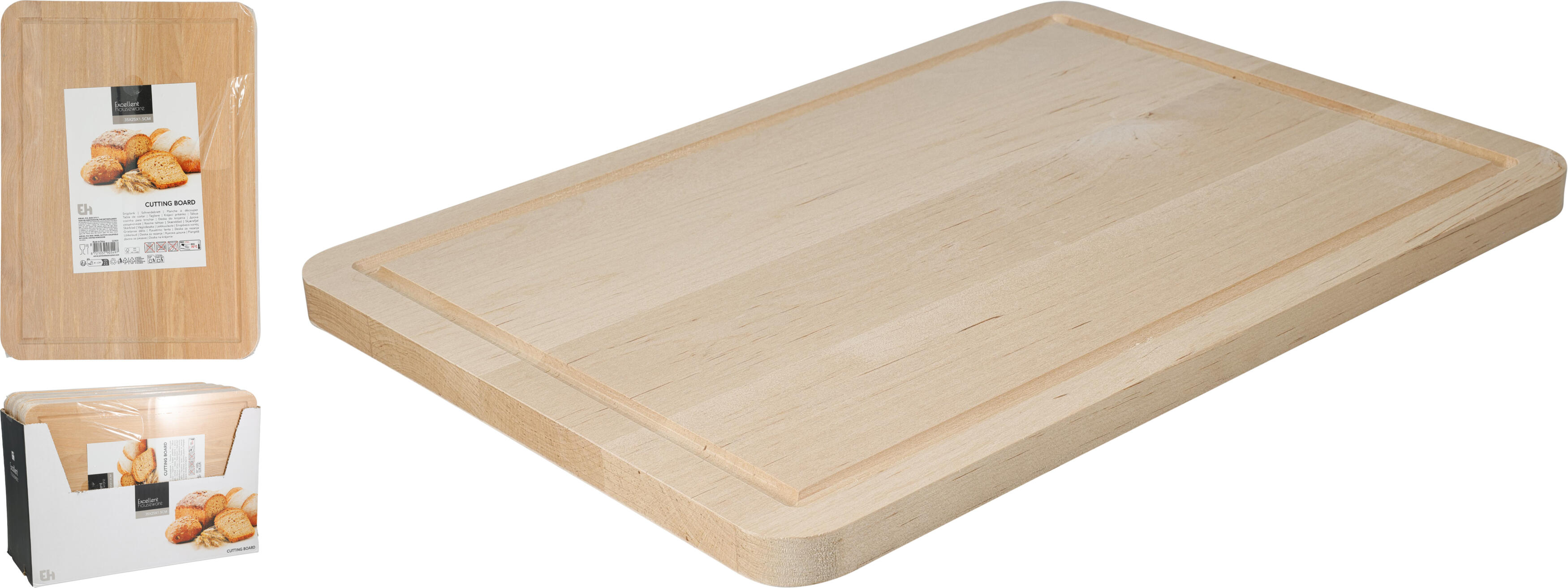 SNIJPLANK BERKENHOUT - 35X25CM - 8721037905497 - 0010554536