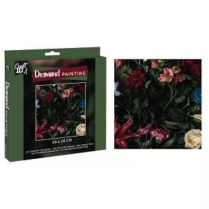 DIAMOND PAINTING BLOEMEN 20 X 20 CM - 9 10 20 30 40 50 60 70 80 90 100 106 - 532805