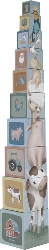 LITTLE DUTCH STAPELTOREN KARTON - 9 10 20 30 40 50 60 70 80 90 100 110 120 130 140 150 160 170 180 190 200 210 216 - 533315