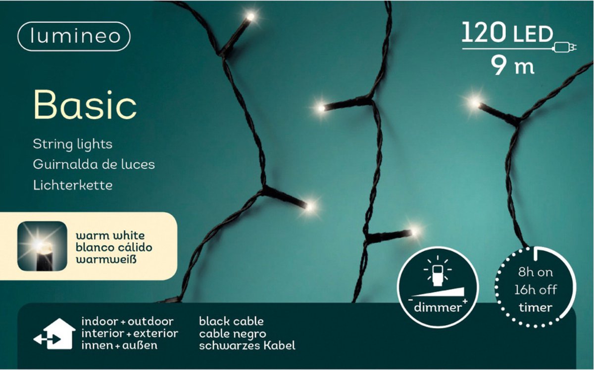 KVL 120LED 9M BINNEN+BUITEN - Kerstverl - 533391