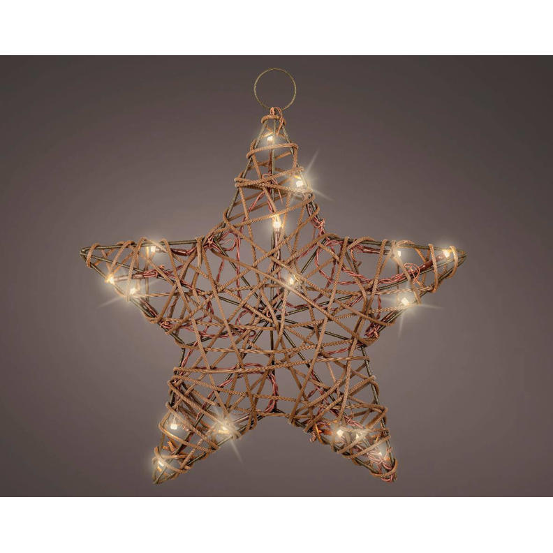 KERST LED STER 16 LED BINNEN+BUITEN - Kesrster 1 - 533386