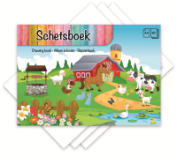 SCHETSBOEK A4 80 VEL DUTCH CRAFTS - Schetsboek a4 400